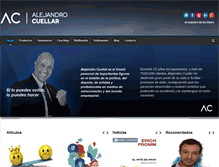 Tablet Screenshot of alejandrocuellar.com